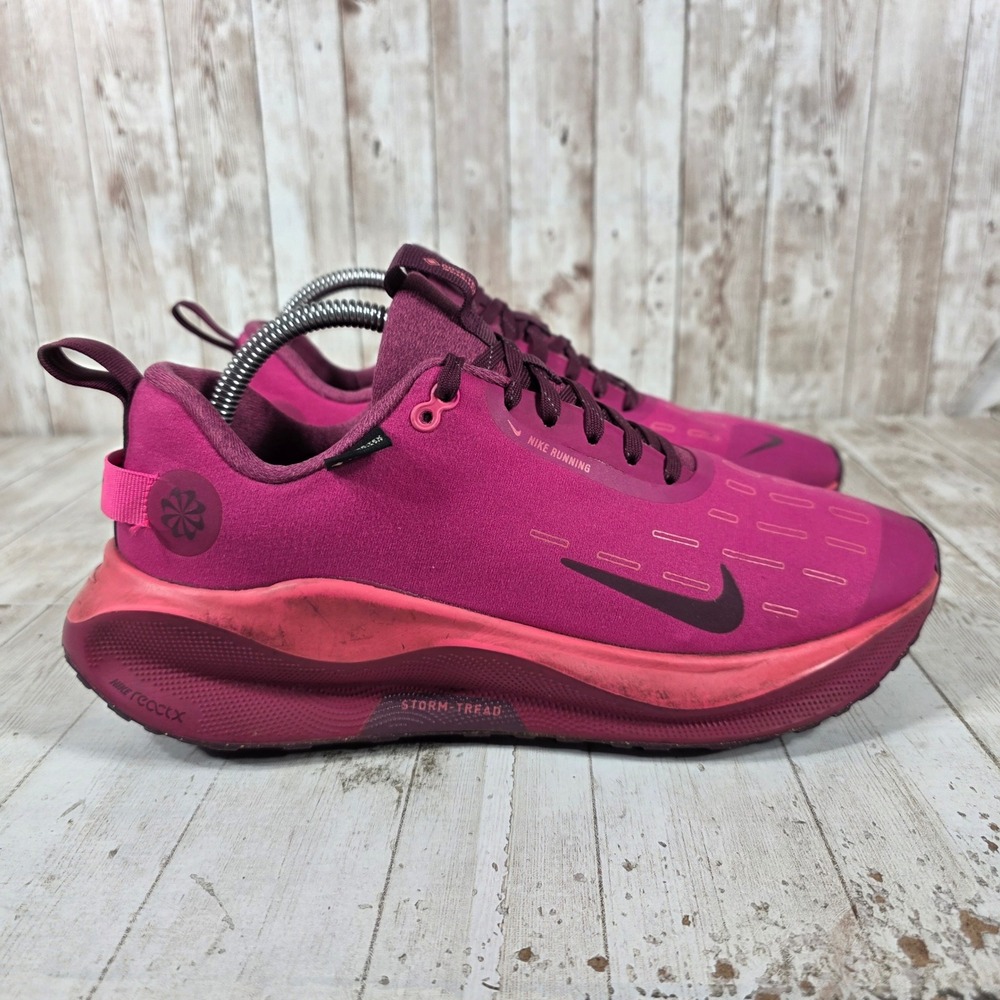 Nike ReactX Infinity Run 4 GORE-TEX Womens Fuchsia Running FB2197-600 Size 10
